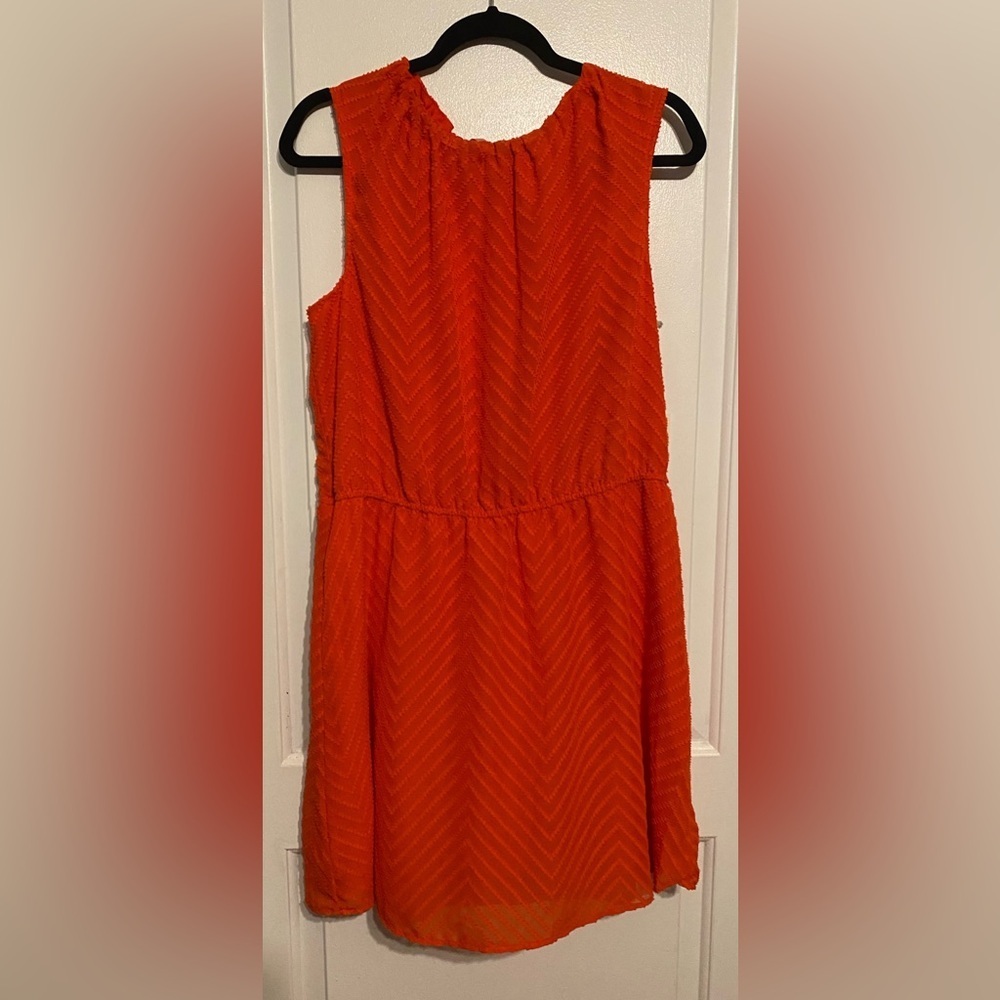 Women’s Vibrant Tomato Orange Dress SZ L